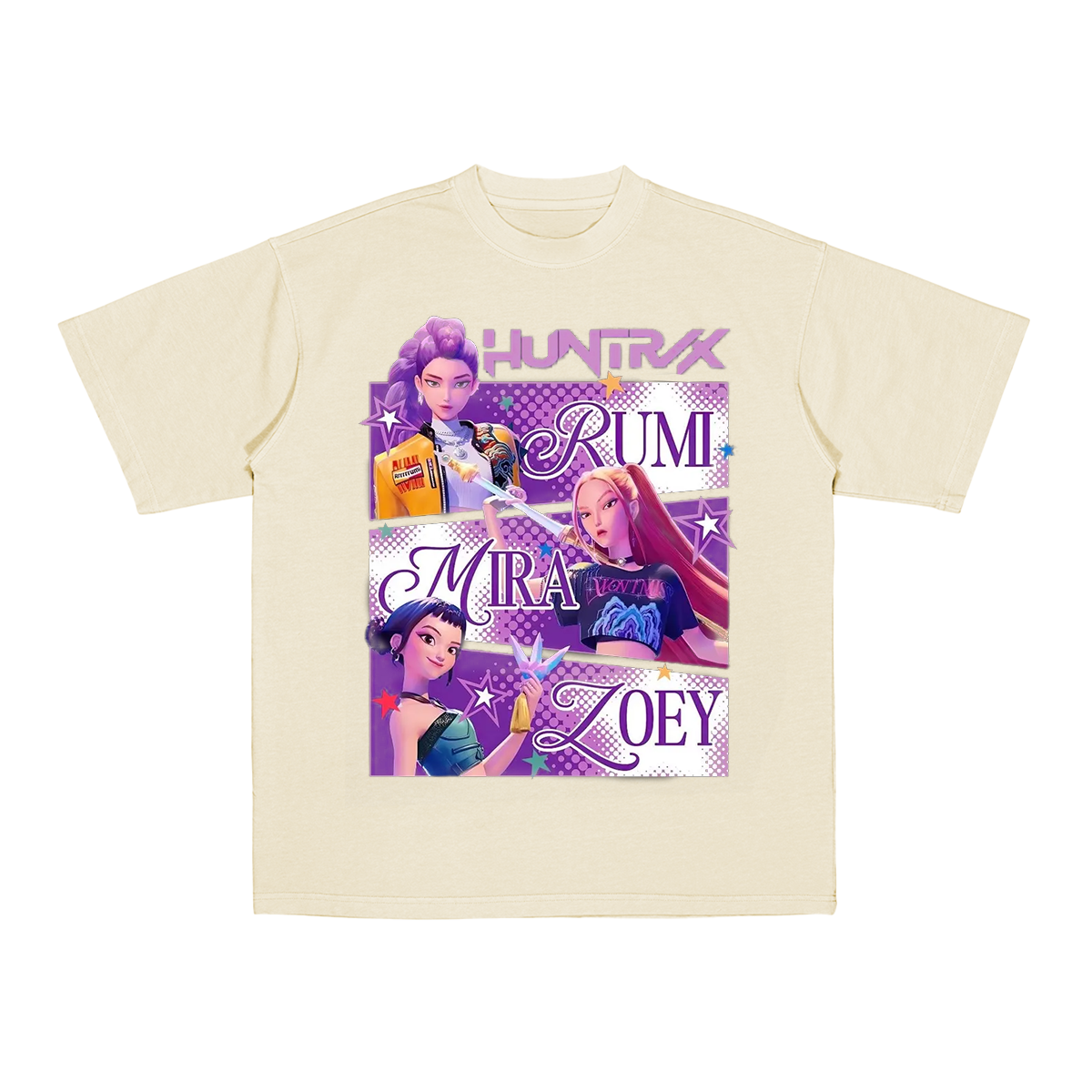 Huntrix Kpop Demon Hunters Cotton Tee