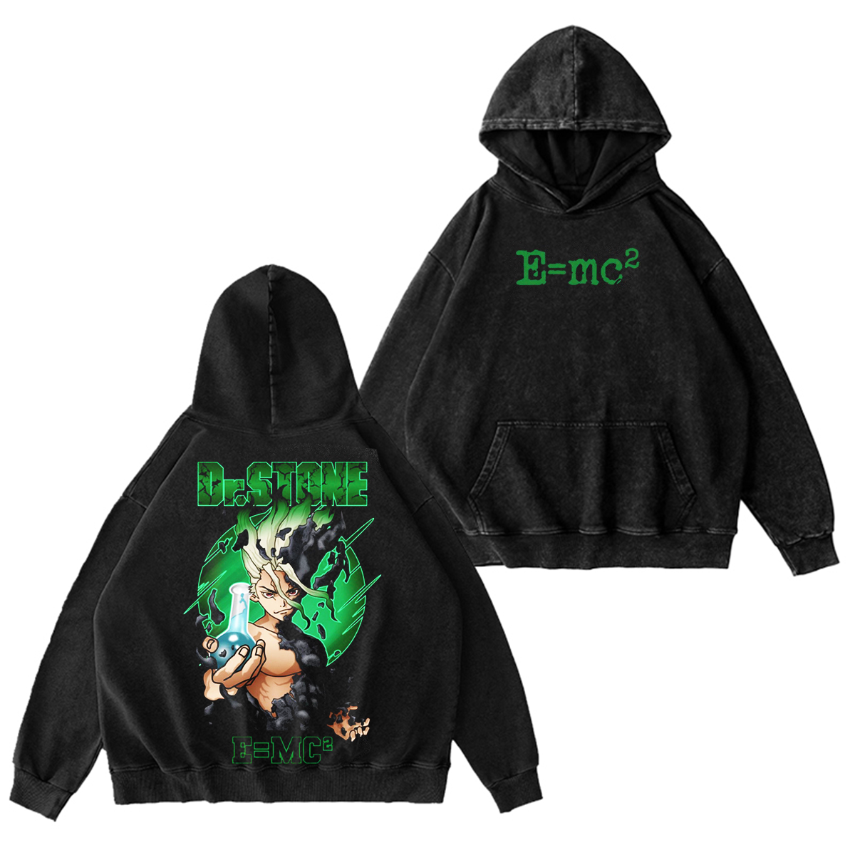 Dr Stone Anime Vintage Washed T-shirt/Crewneck/Hoodie