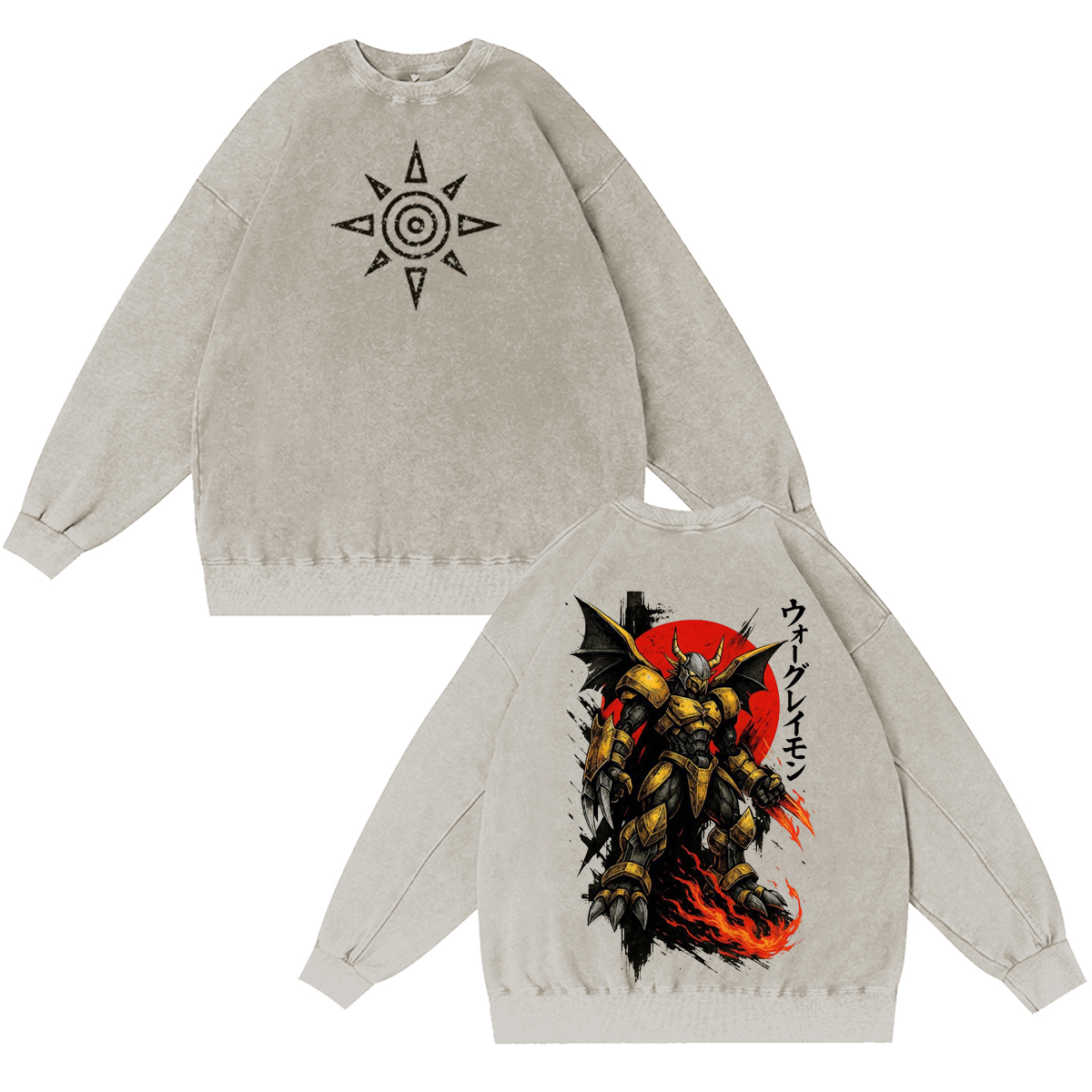 WarGreymon Digimon Vintage T-shirt/Crewneck/Hoodie
