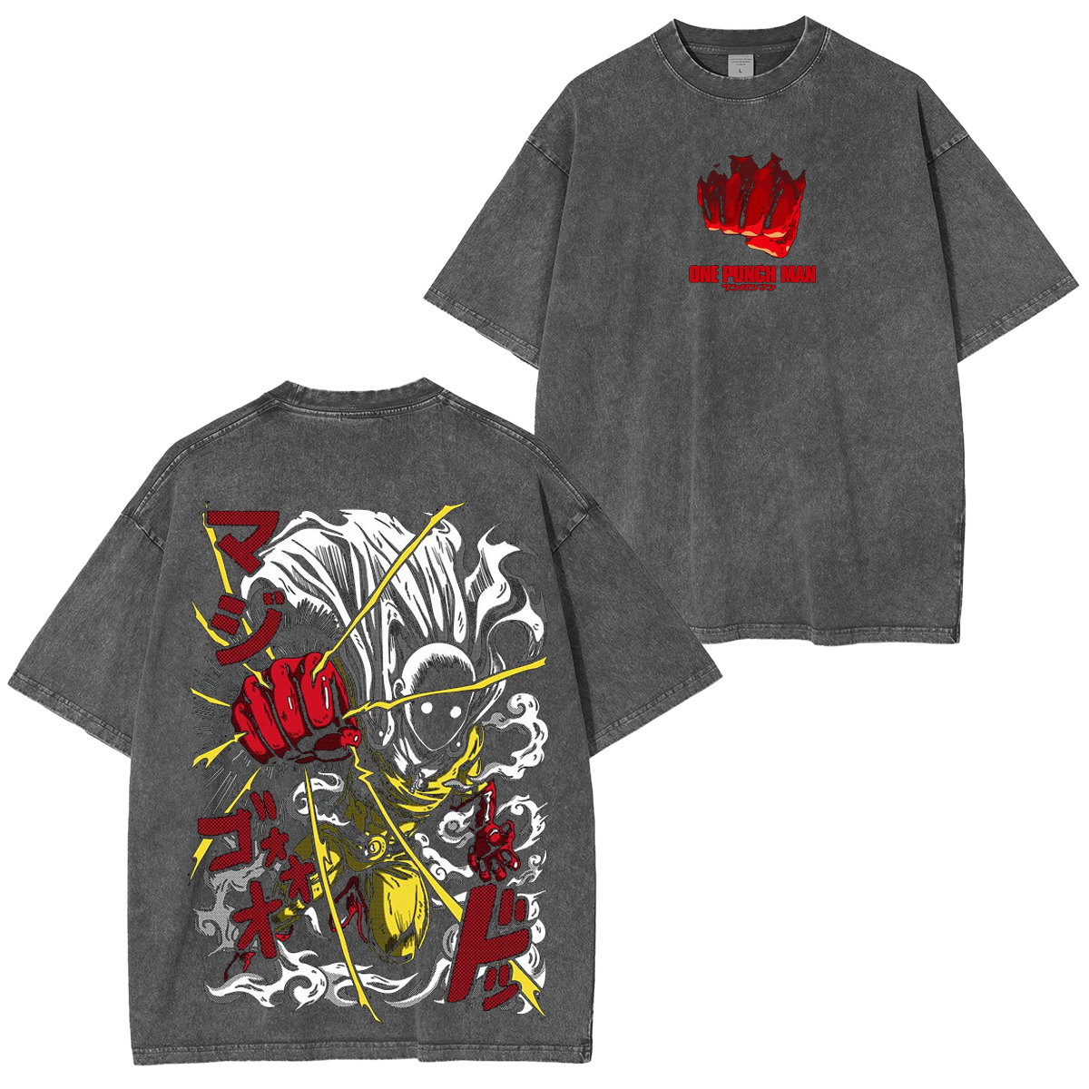 One-Punch Man Vintage Washed T-shirt/Crewneck/Hoodie
