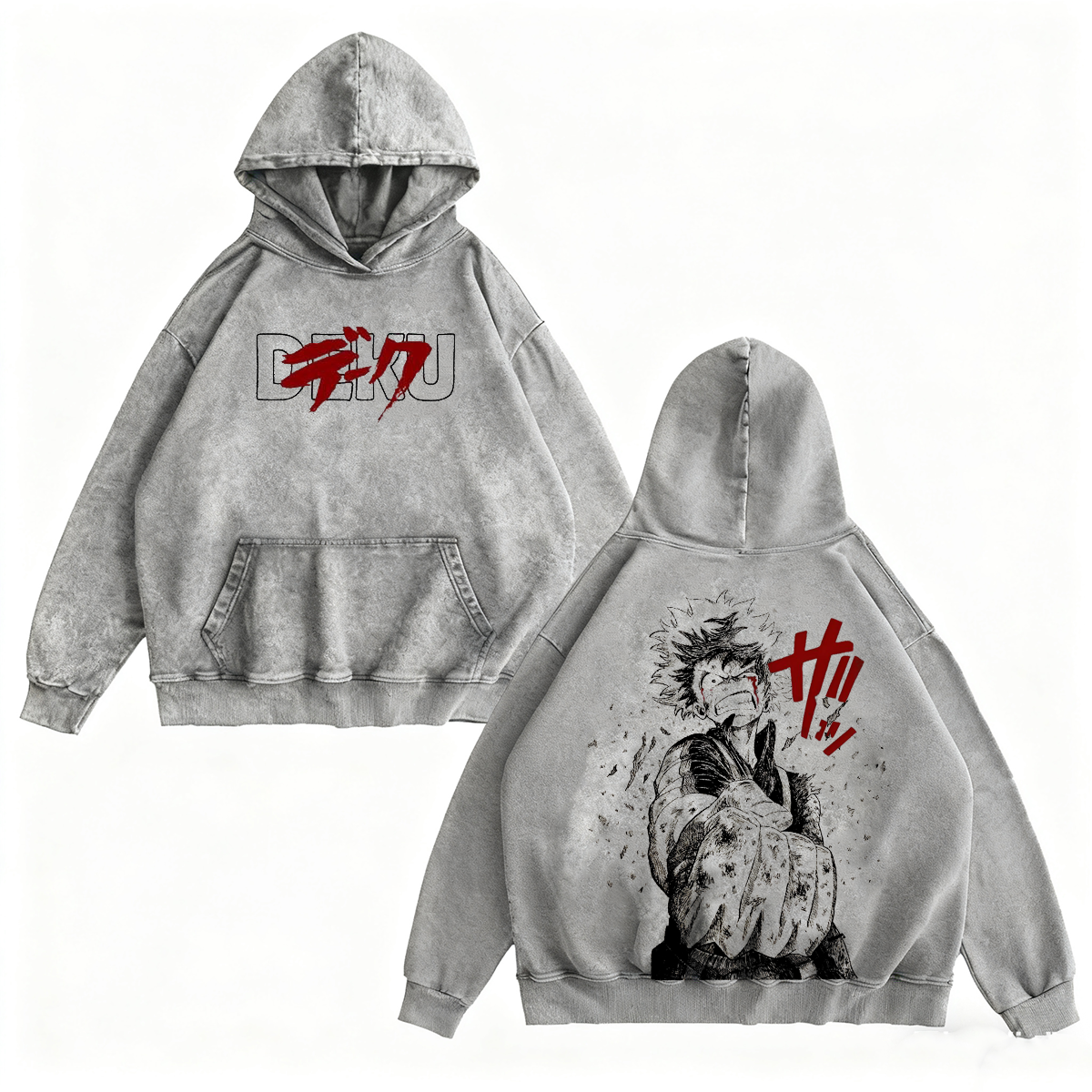 My Hero Academia Vintage Washed T-shirt/Crewneck/Hoodie