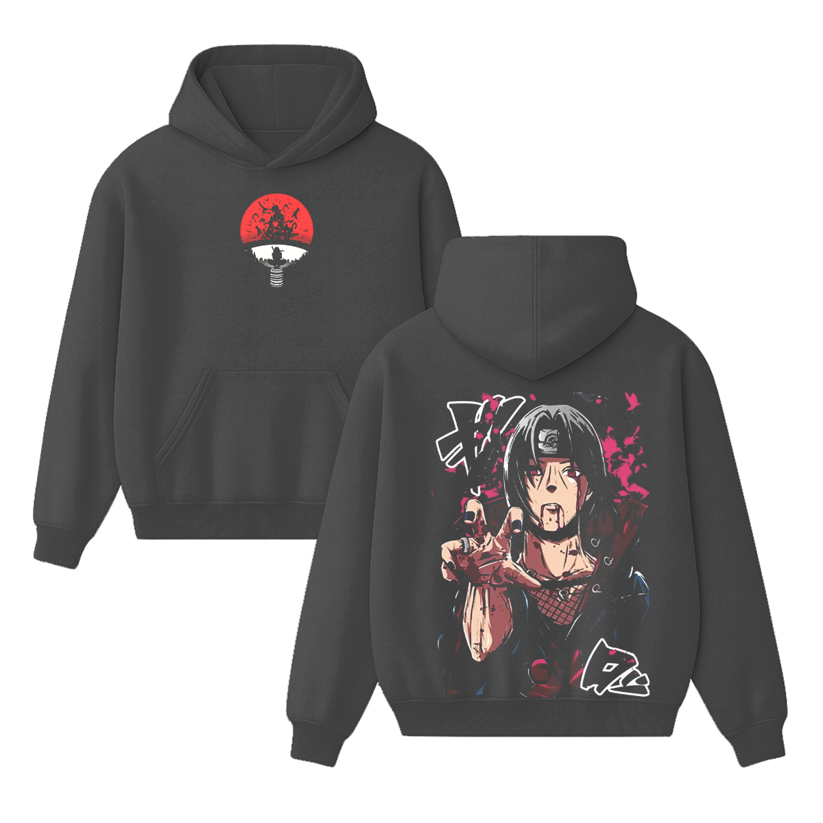 Itachi Uchiha-Naruto Vintage Hoodie