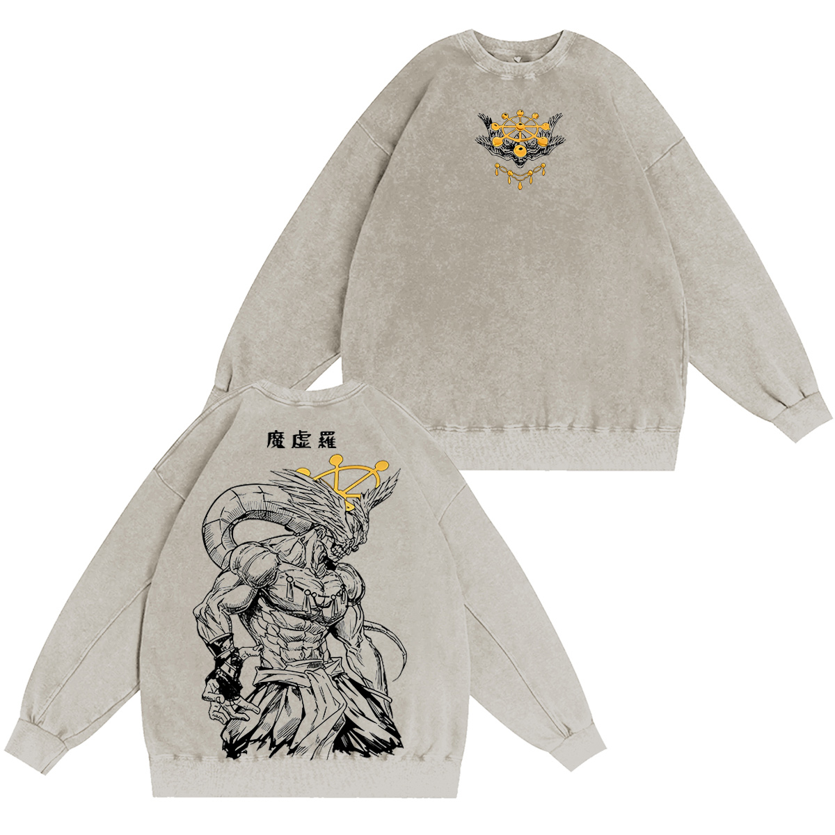 Jujutsu Kaisen :Mahoraga Vintage washed T-shirt/Crewneck/Hoodie