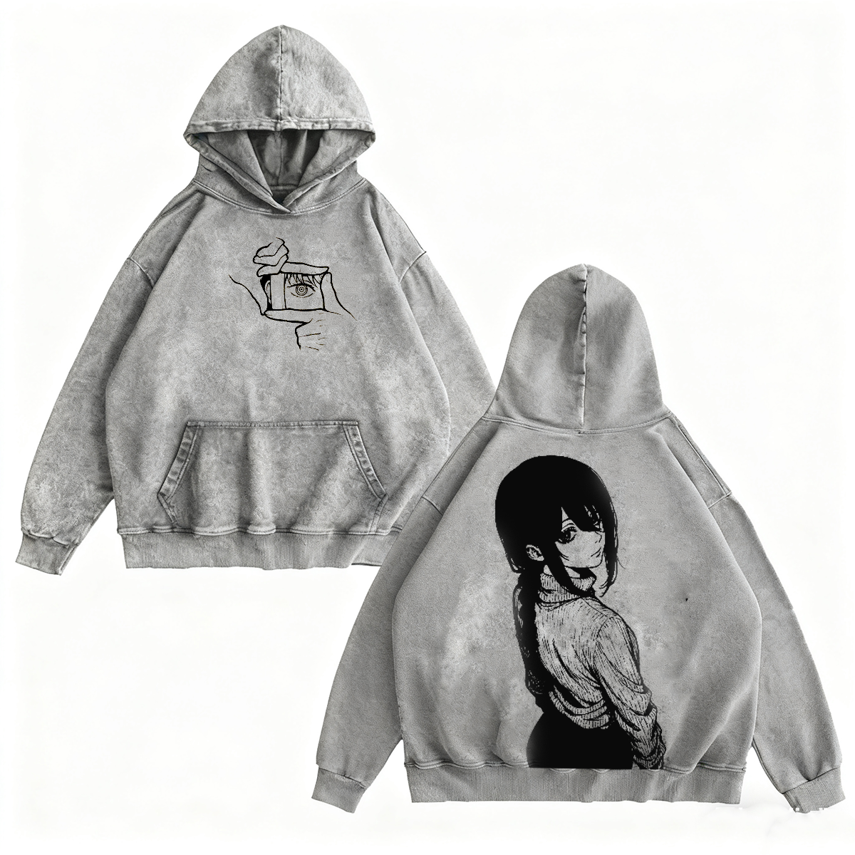 Chainsaw Man Vintage Washed T-shirt/Crewneck/Hoodie