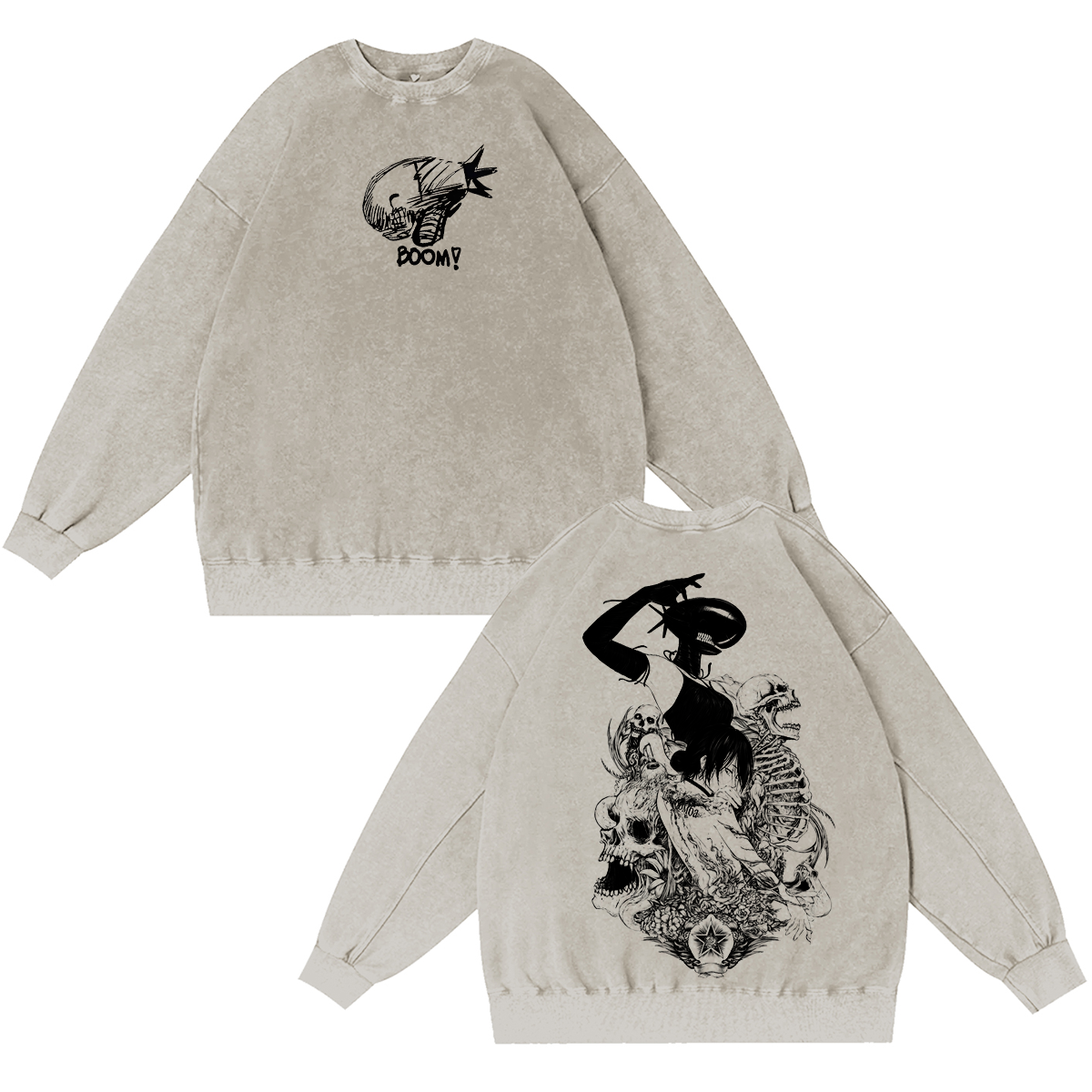 Chainsaw Man Unisex Fit Vintage Washed T-shirt/Crewneck/Hoodie