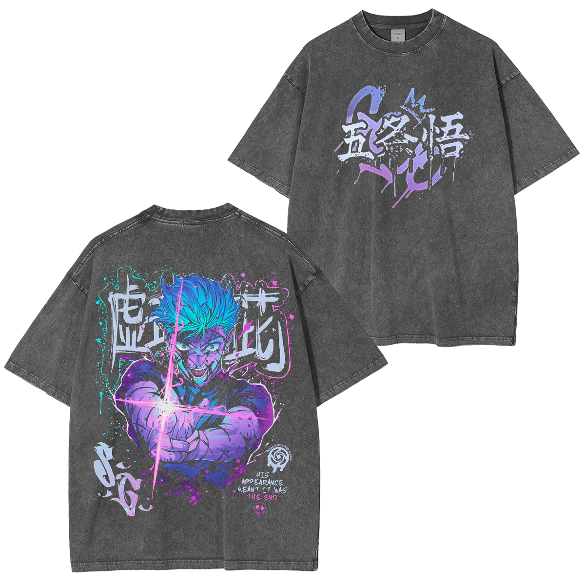 Jujutsu Kaisen Vintage Washed T-shirt/Crewneck/Hoodie