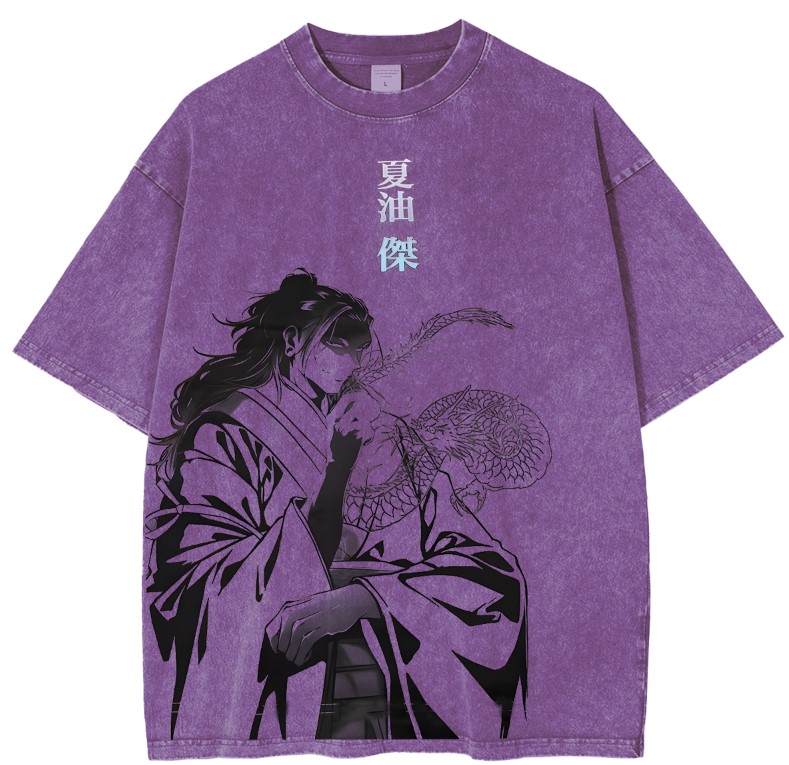 Anime Jujutsu Kaisen Washed Unisex T-Shirt