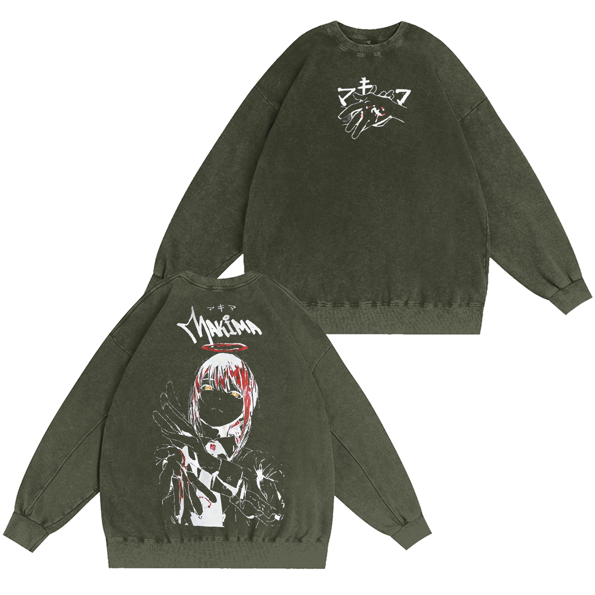 Chainsaw Man Vintage Washed T-shirt/Crewneck/Hoodie