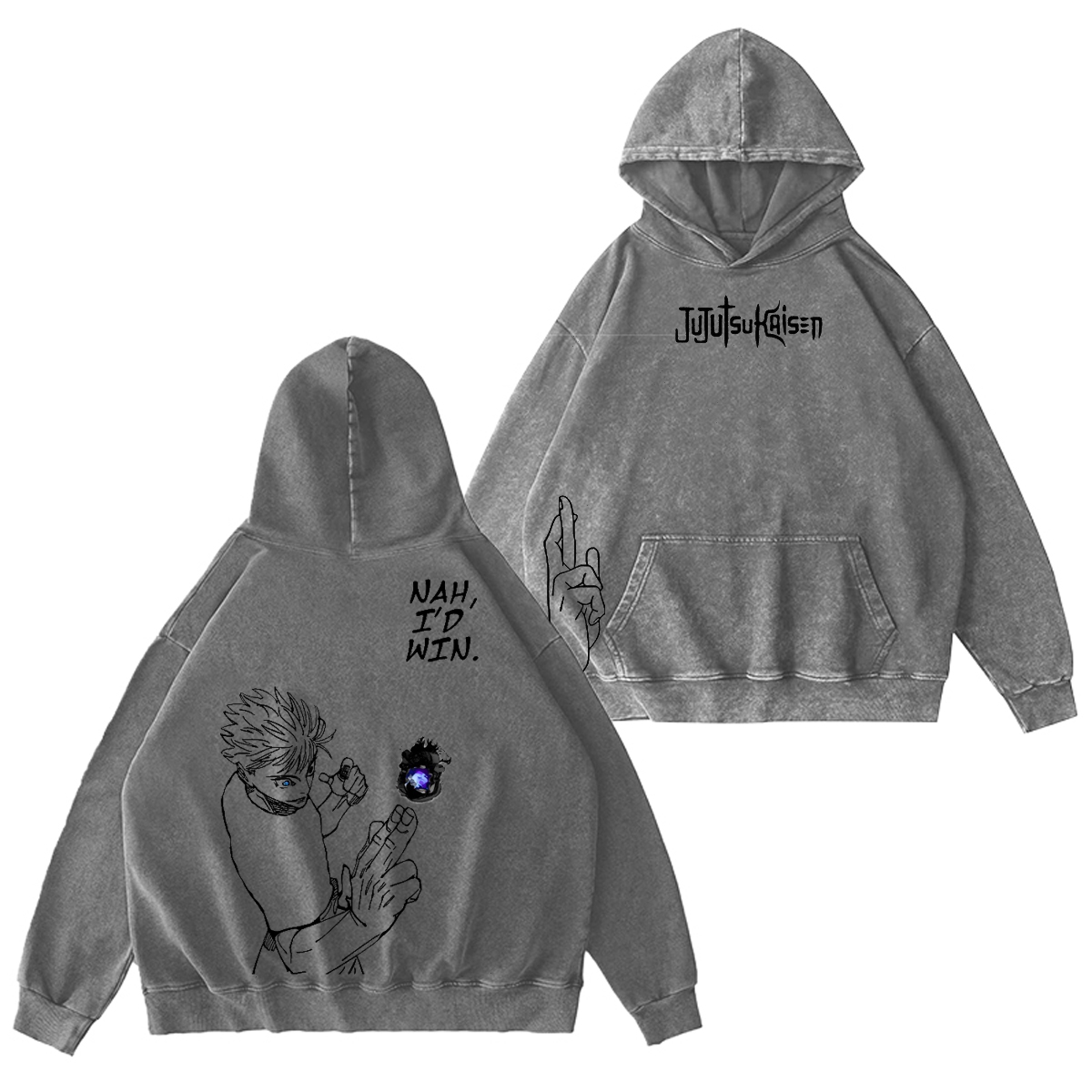 Jujutsu Kaisen Sukuna Washed T-shirt/Crewneck/Hoodie