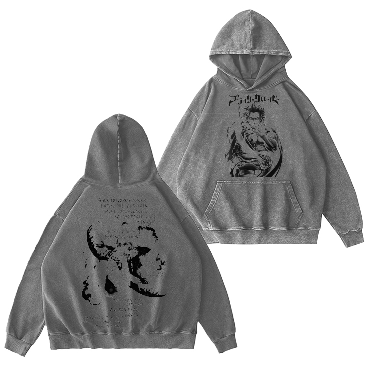 Black Clover  Washed T-shirt/Crewneck/Hoodie