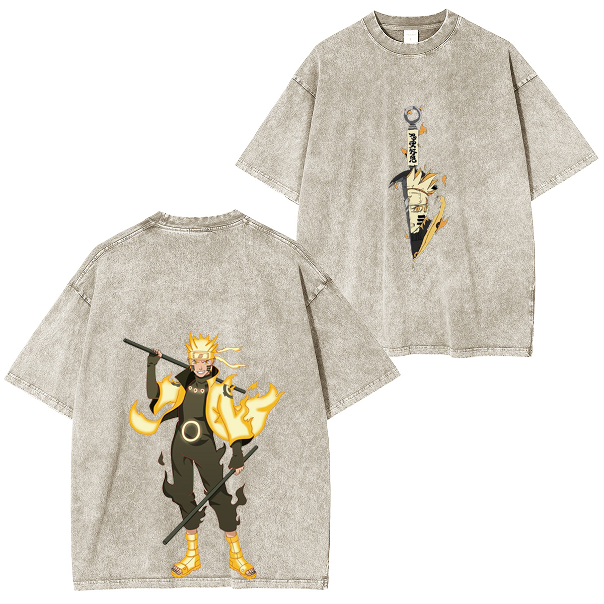Naruto Shippuden|Naruto Uzumaki  Vintage washed T-shirt/Crewneck/Hoodie