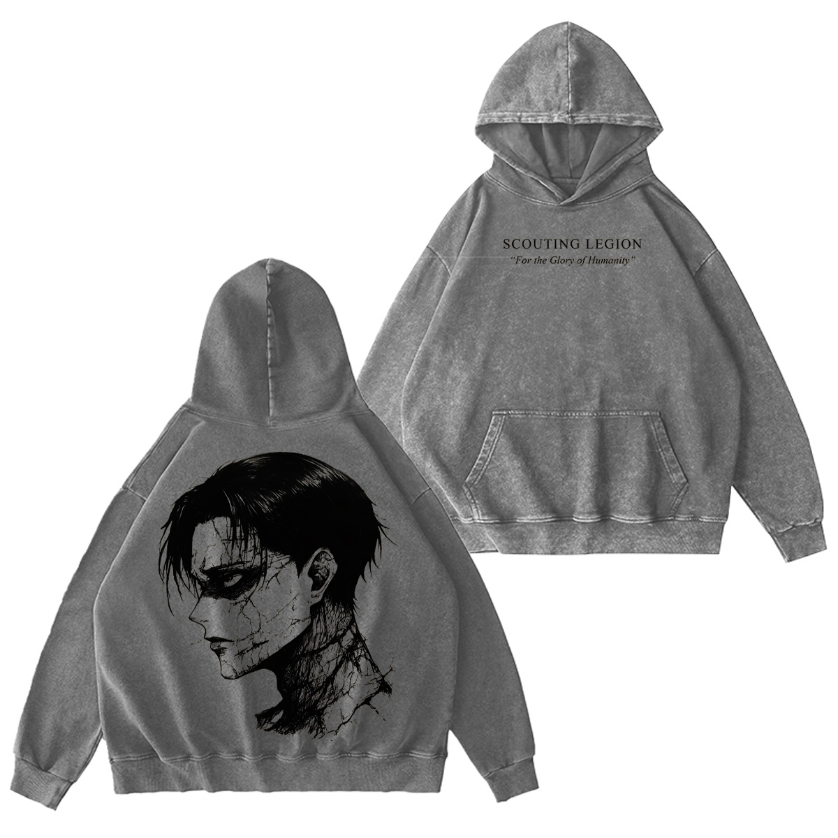Attack on Titan Washed T-shirt/Crewneck/Hoodie