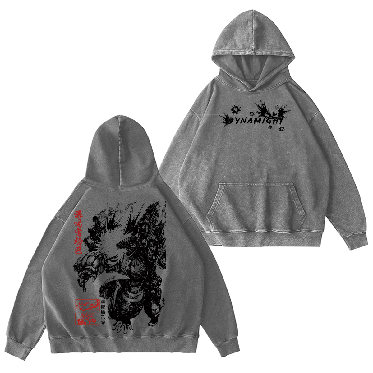 My Hero Academia Vintage Washed T-shirt/Crewneck/Hoodie