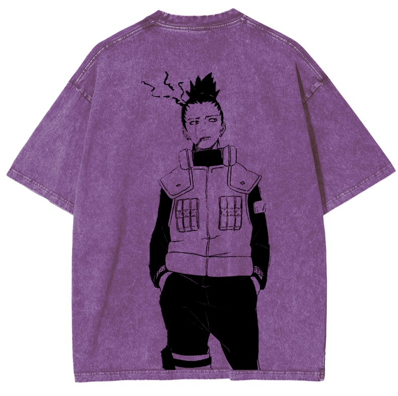 Shikamaru Nara Unisex Vintage Anime T-shirt