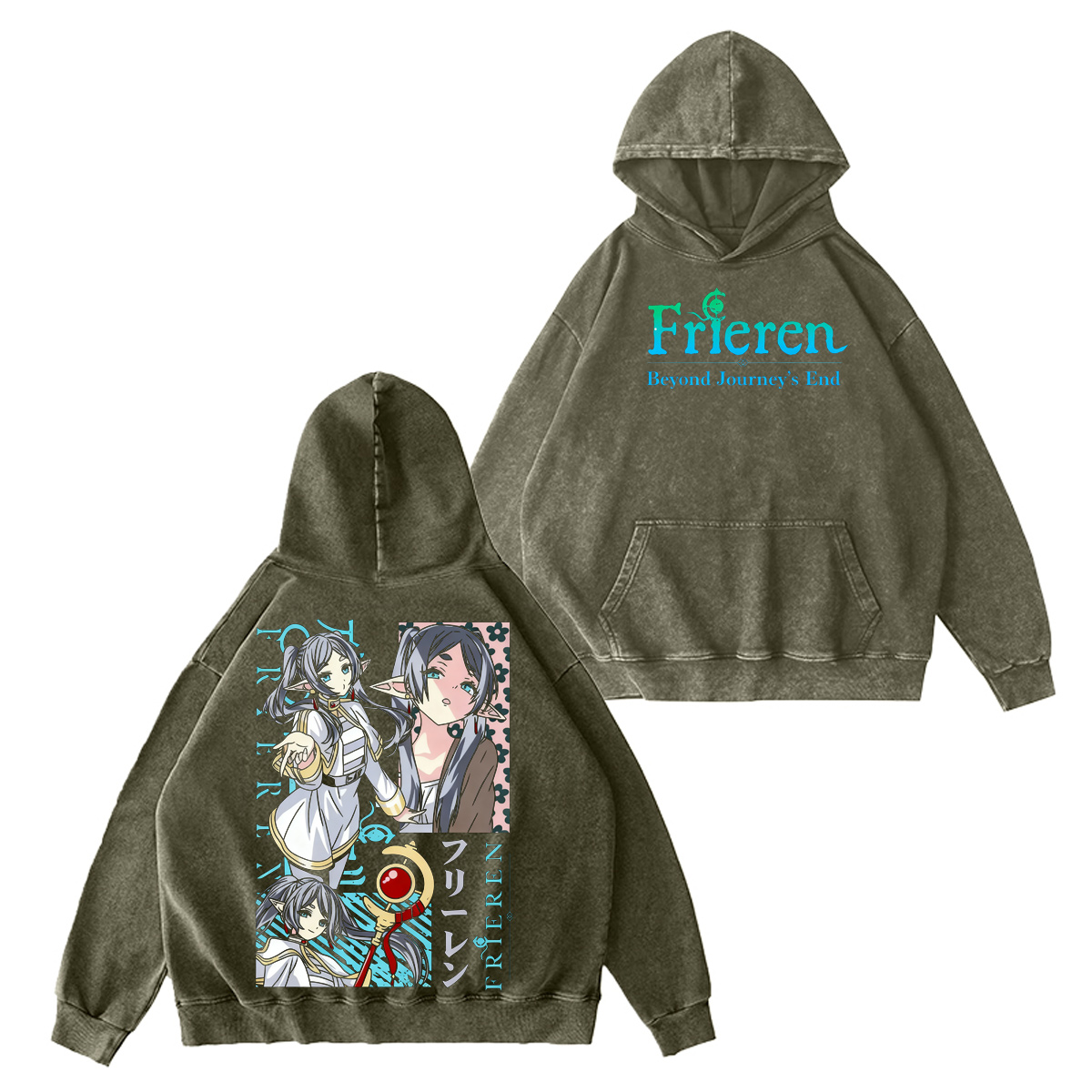 Frieren Vintage Washed T-shirt/Crewneck/Hoodie