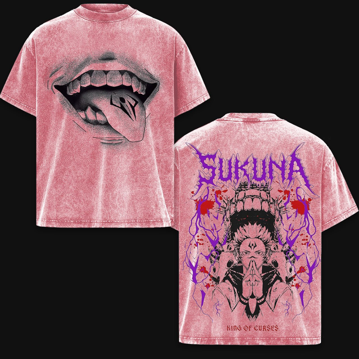 Sukuna Washed T-shirt/Crewneck/Hoodie