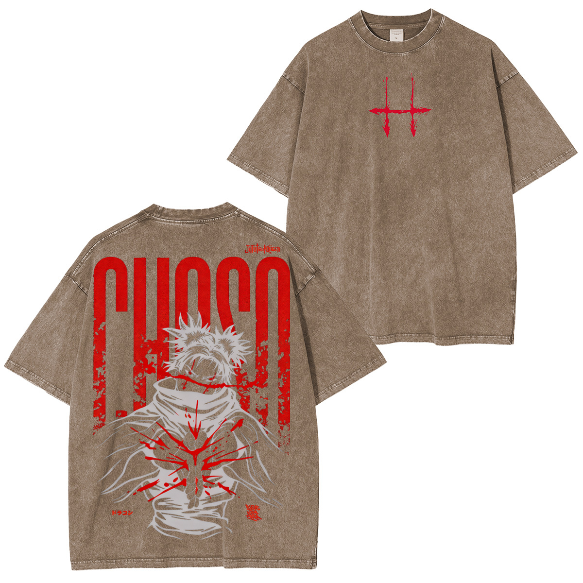 Jujutsu Kaisen Vintage Washed T-shirt/Crewneck/Hoodie