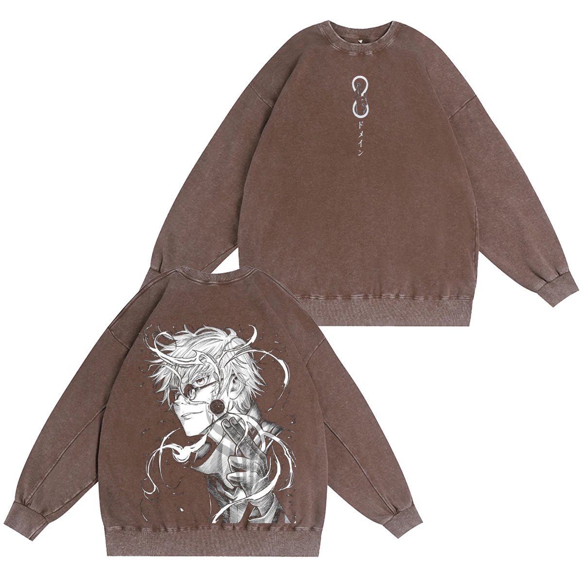Jujutsu Kaisen Vintage Washed T-shirt/Crewneck/Hoodie