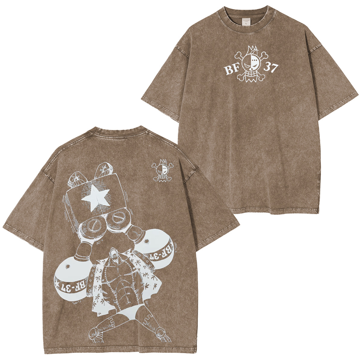 One Piece Vintage Washed T-shirt/Crewneck/Hoodie