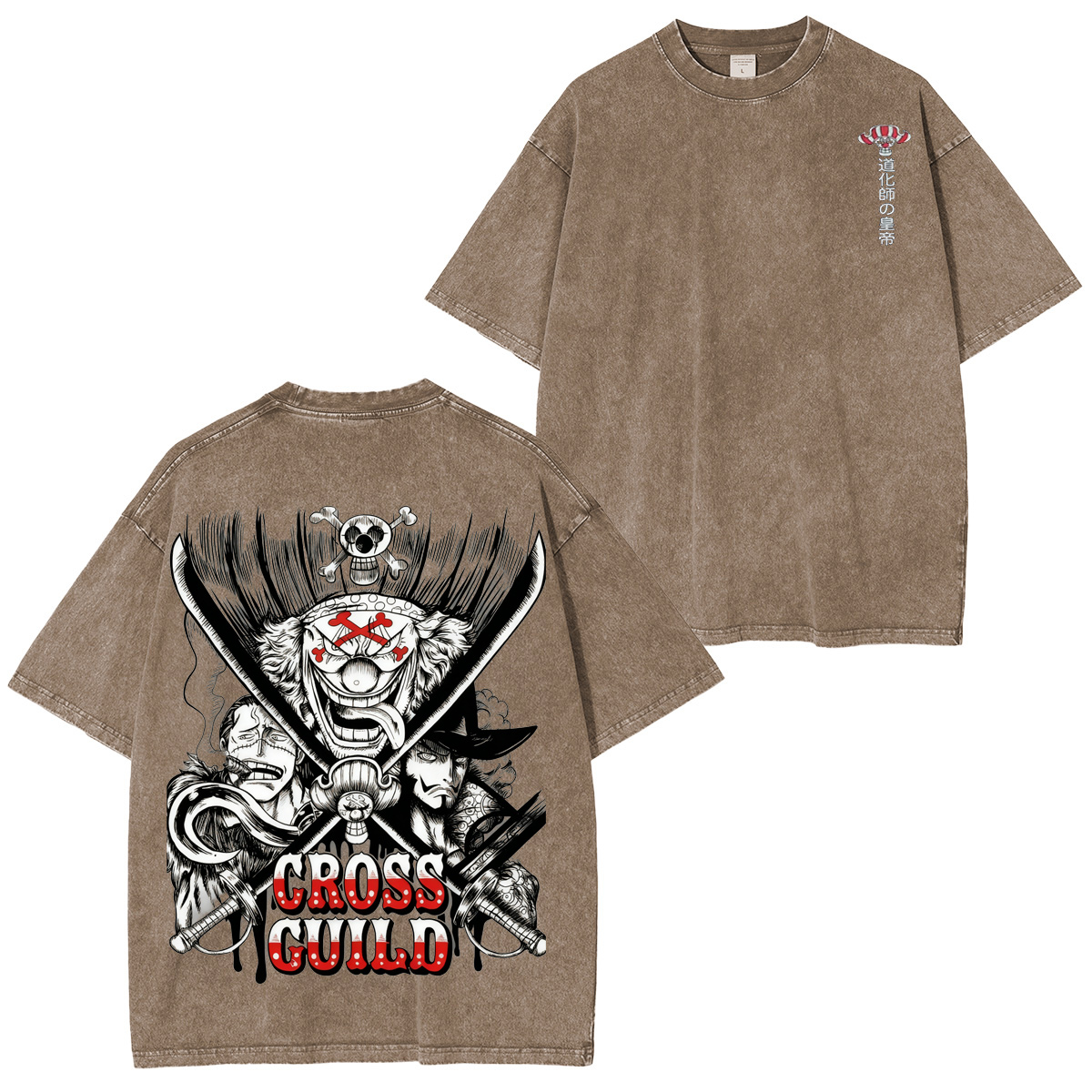 One Piece Vintage Washed T-shirt/Crewneck/Hoodie