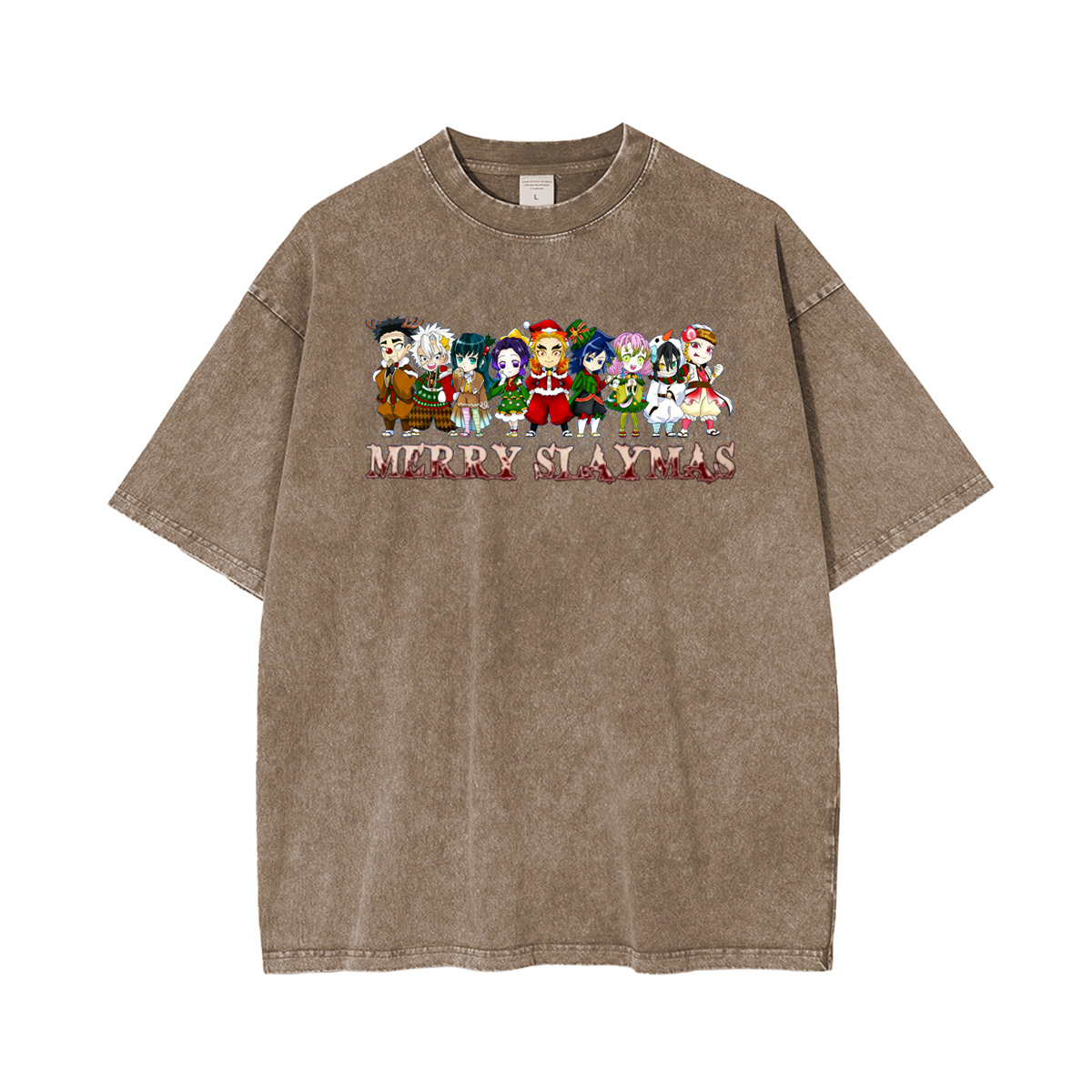 Merry Slaymas Christmas Vintage Washed T-shirt/Crewneck/Hoodie