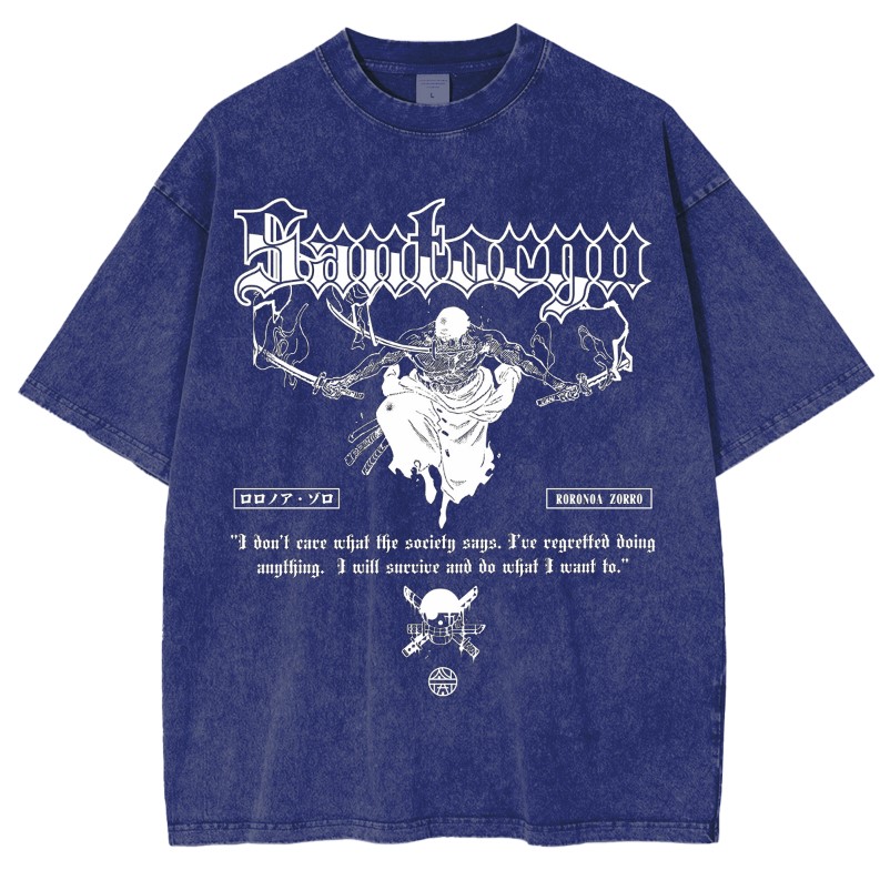 Roronoa Zoro Anime Oversized T-shirt