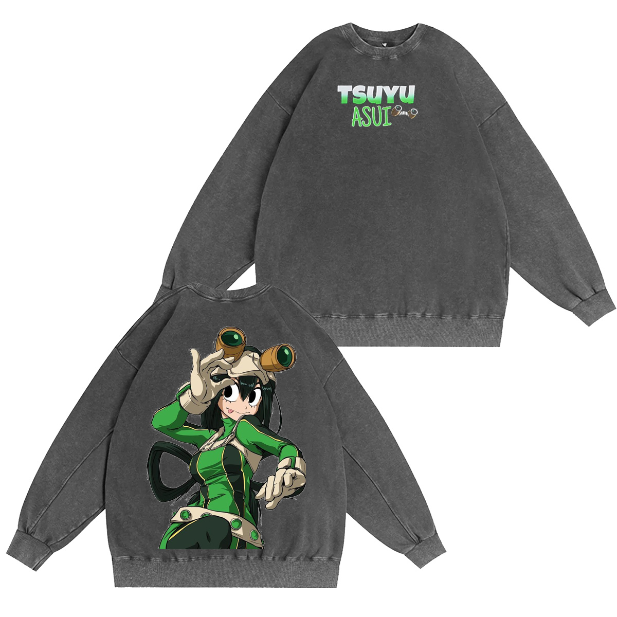 Tsuyu Asui My Hero Academia Vintage Washed T-shirt/Crewneck/Hoodie
