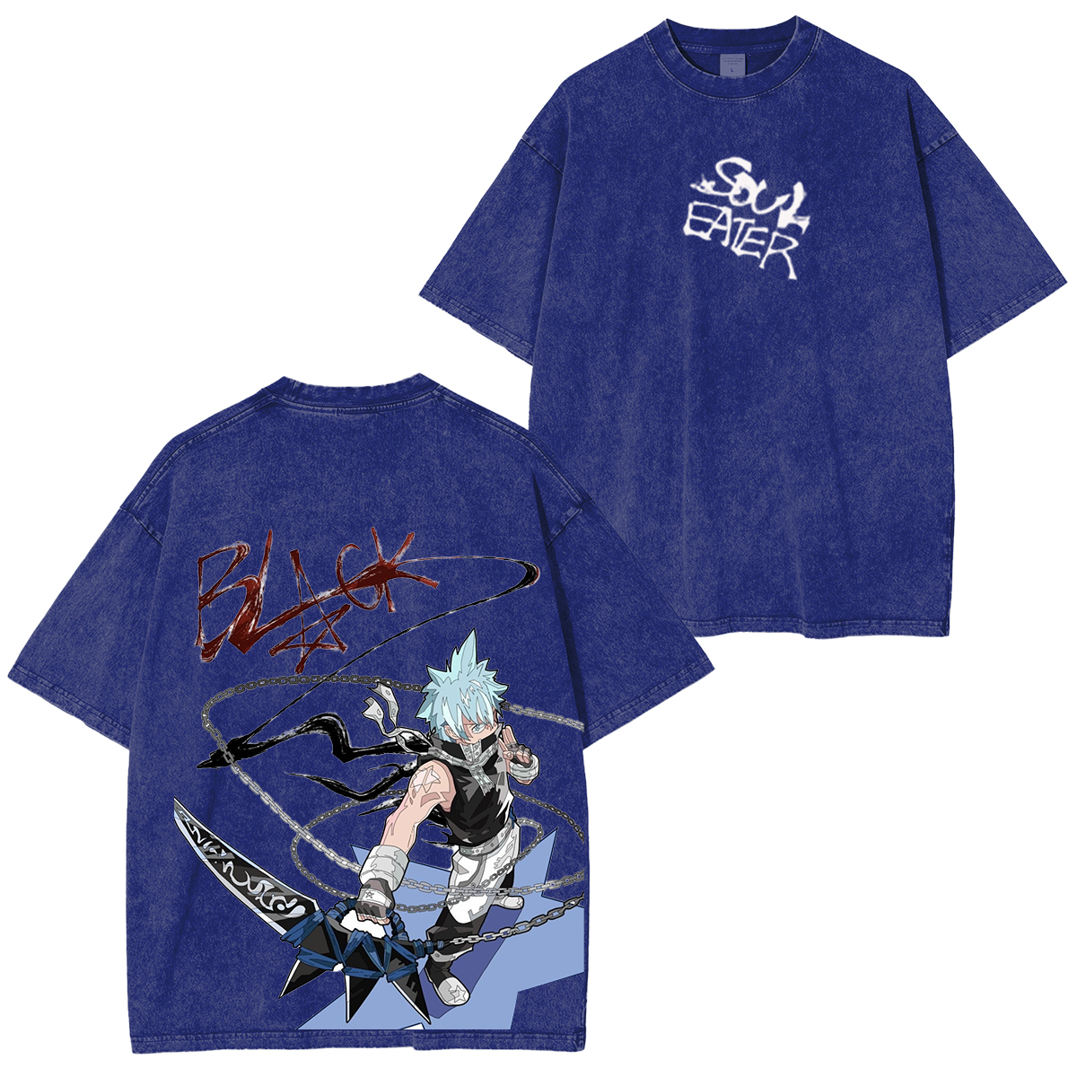 Soul Eater - BlackStar Unisex Washed T-shirt/Crewneck/Hoodie