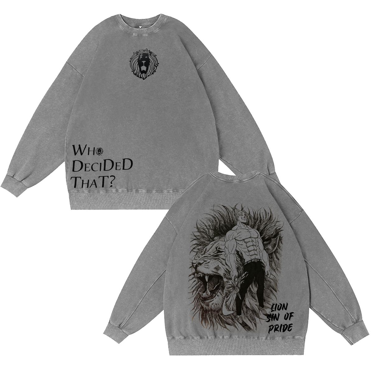 The Seven Deadly Sins Washed T-shirt/Crewneck/Hoodie