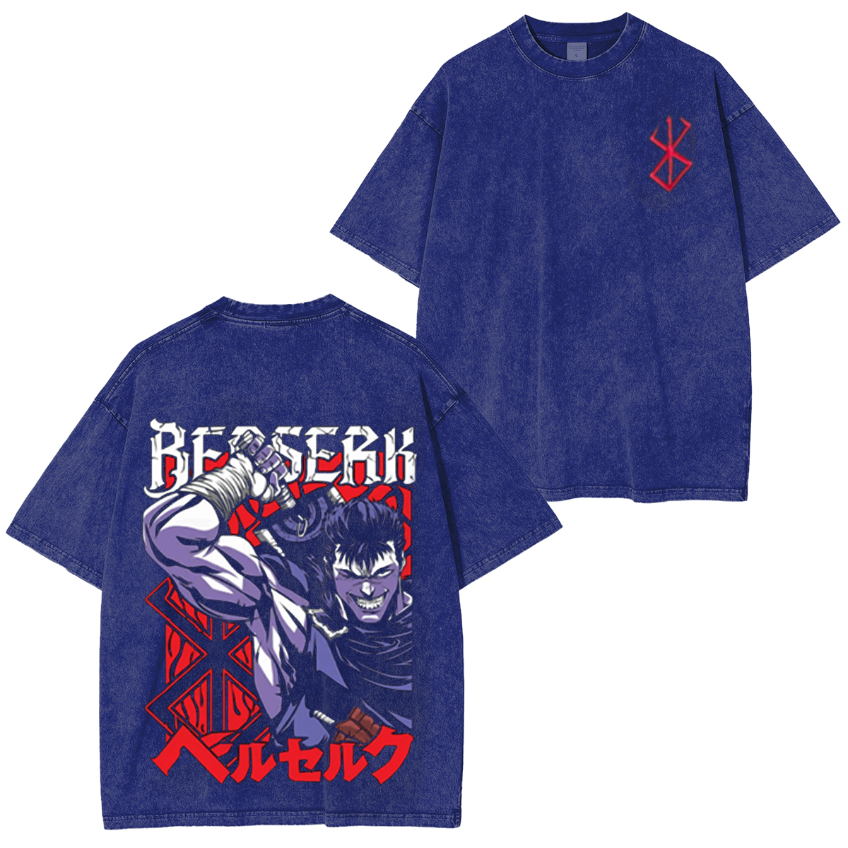 Berserk Oversized Vintage Washed T-shirt/Crewneck/Hoodie