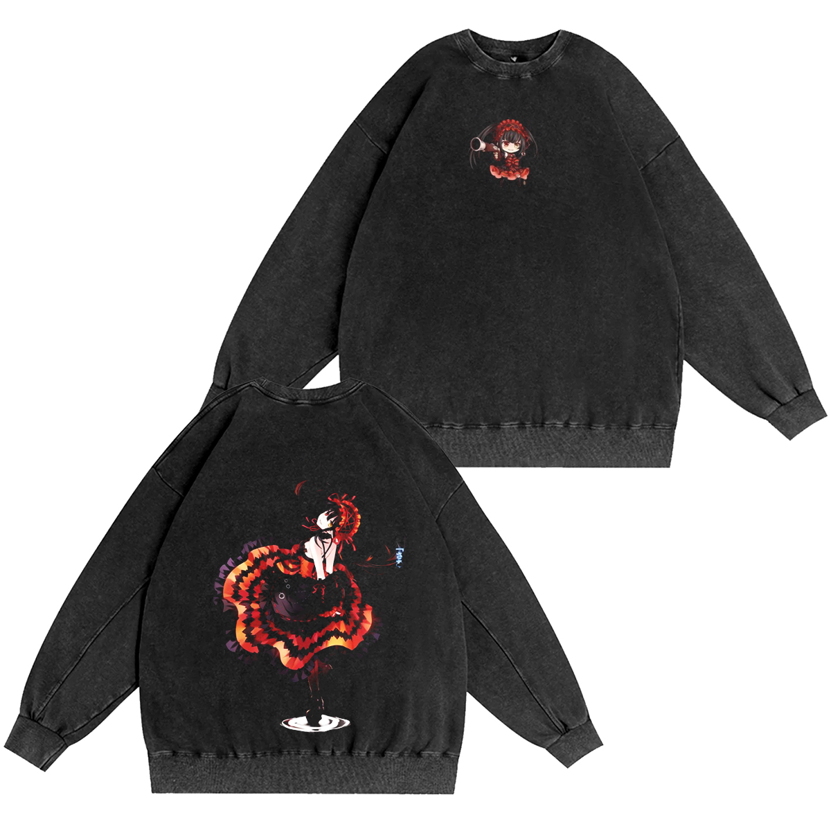 Date A Live Washed T-shirt/Crewneck/Hoodie