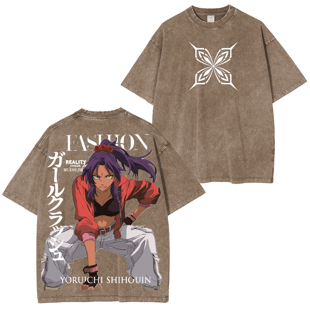 Yoruichi Shihouin Bleach Washed T-shirt/Crewneck/Hoodie