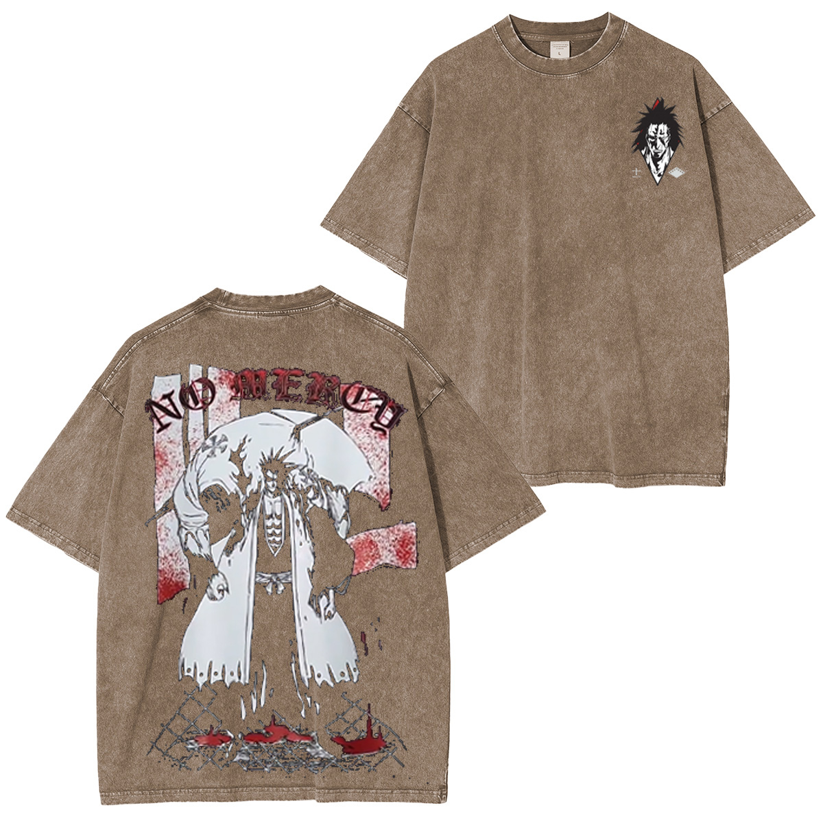 Kenpachi Zaraki Bleach Washed T-shirt/Crewneck/Hoodie