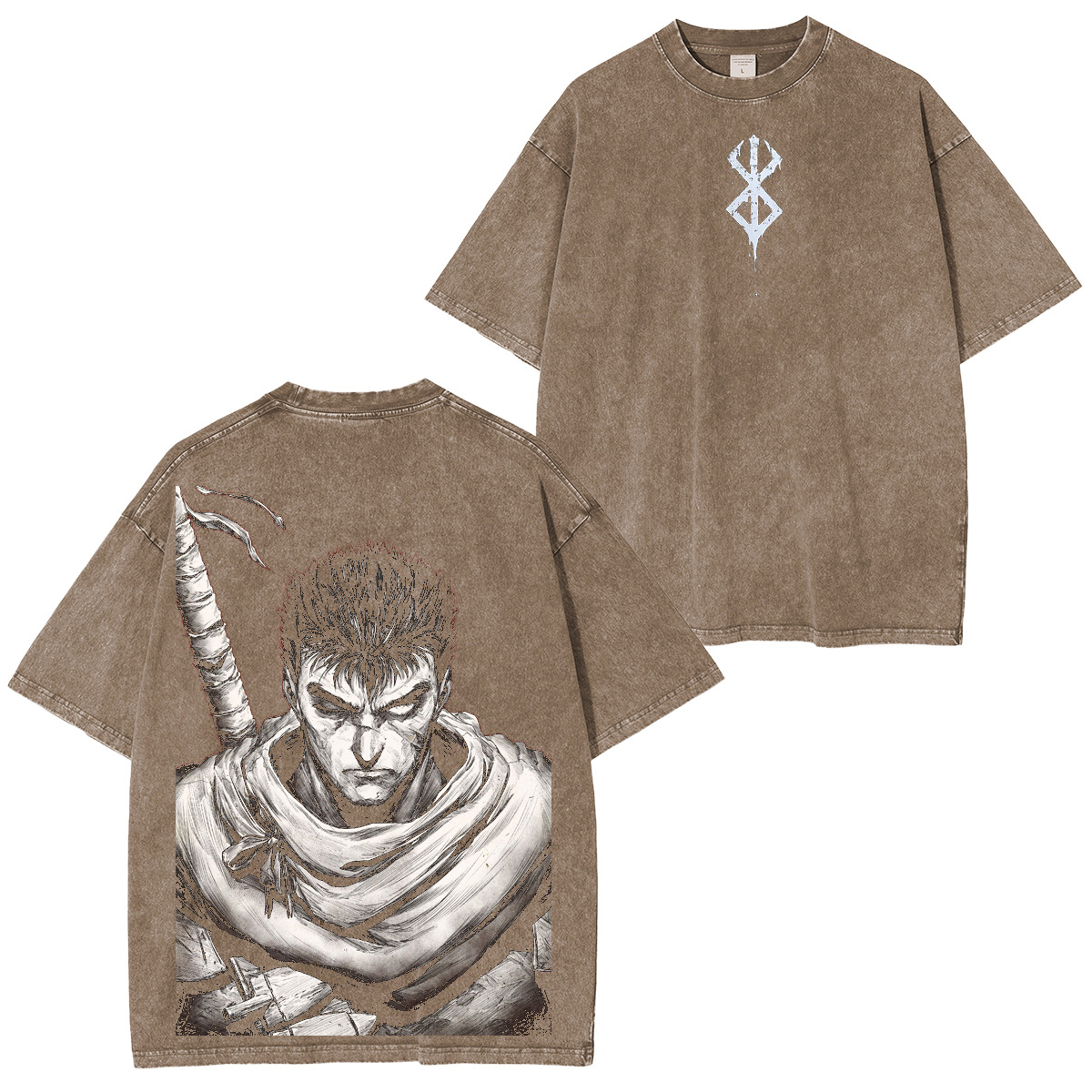Guts Berserk Washed T-shirt/Crewneck/Hoodie