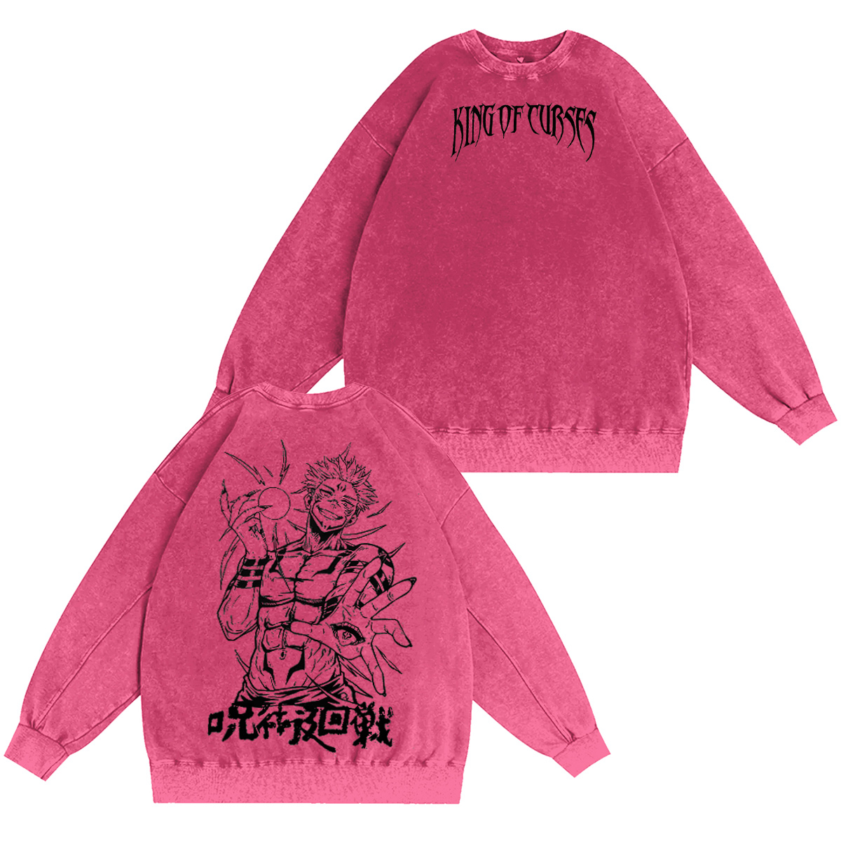 Ryomen Sukuna Jujutsu Kaisen Washed T-shirt/Crewneck/Hoodie