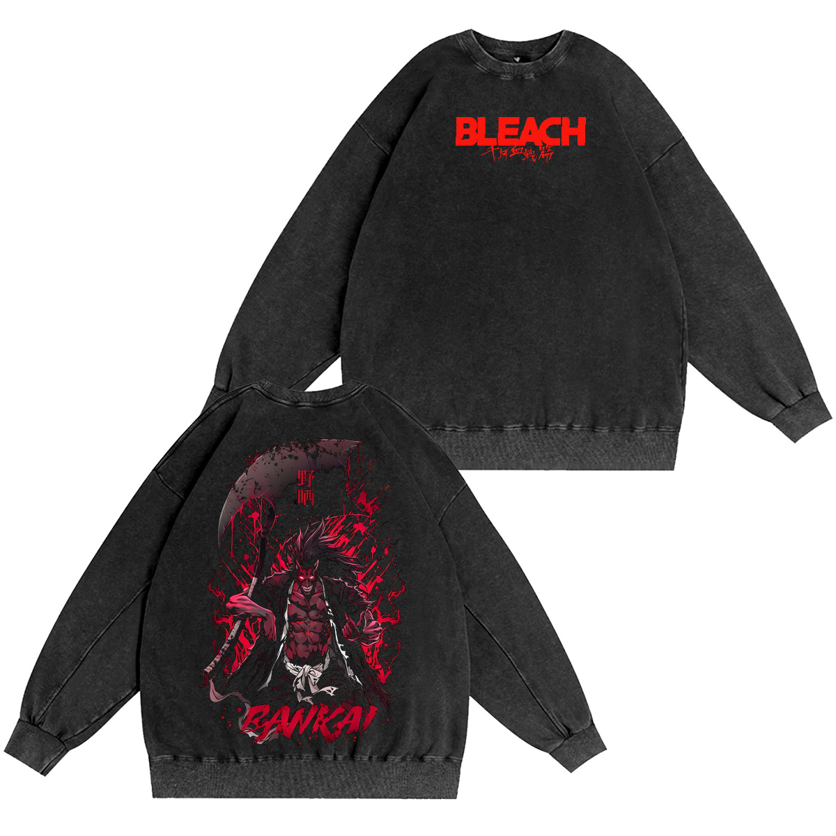 BLEACH Washed T-shirt/Crewneck/Hoodie