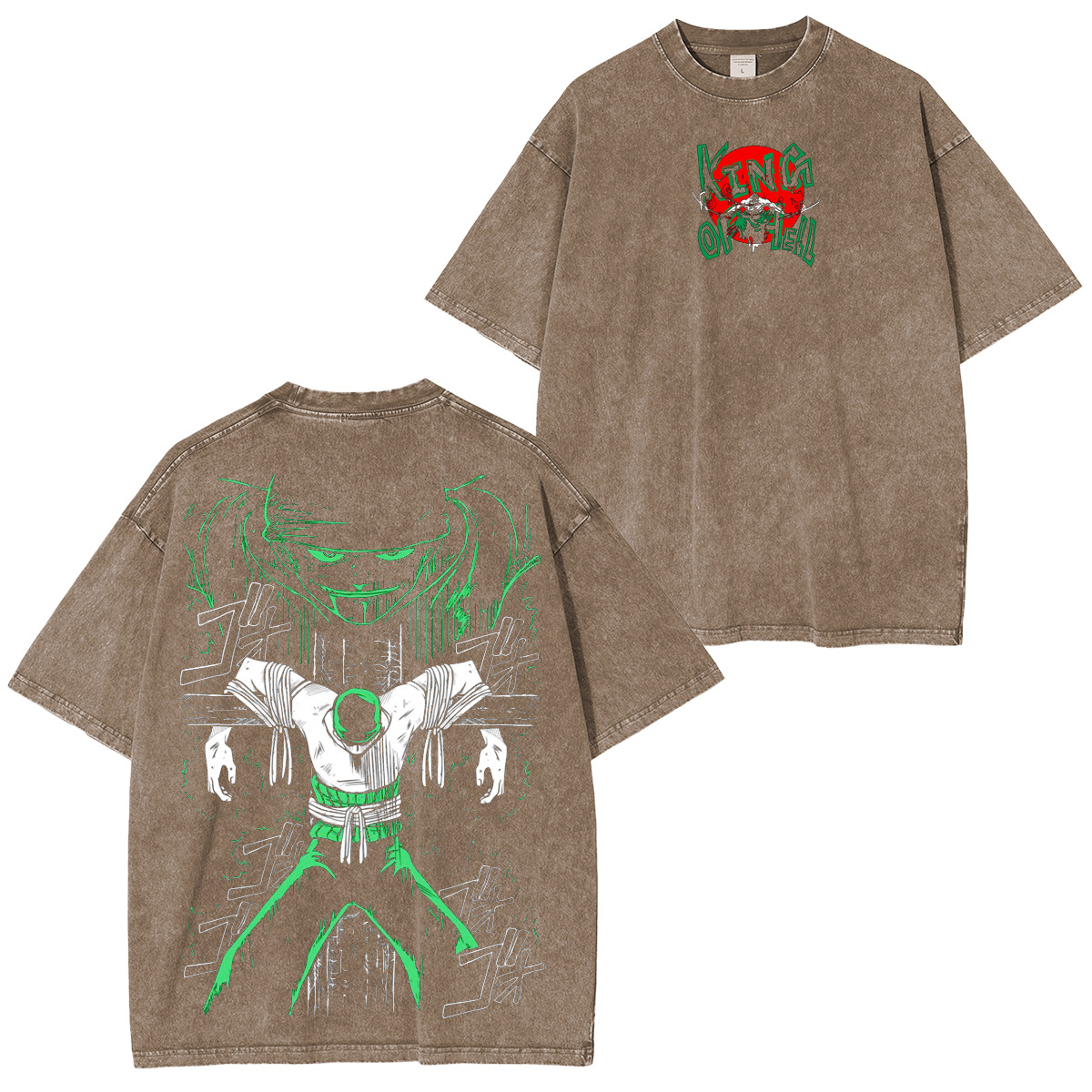 Roronoa Zoro One Piece Washed T-shirt/Crewneck/Hoodie