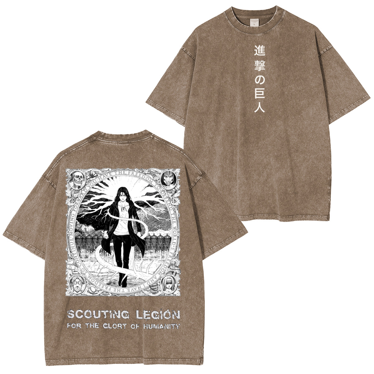Attack on Titan Washed T-shirt/Crewneck/Hoodie