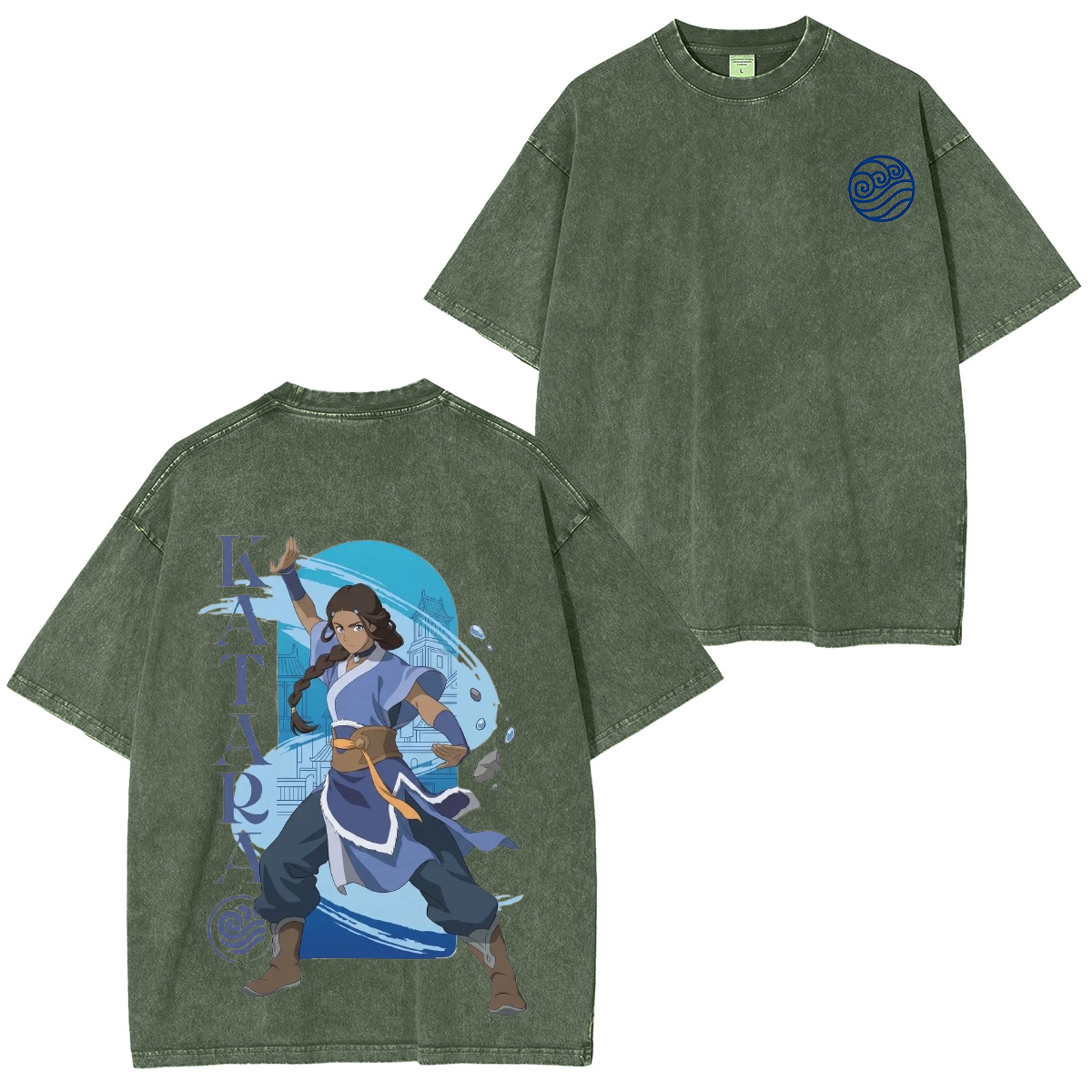 The Legend of Aaang Katara washed T-shirt/Crewneck/Hoodie