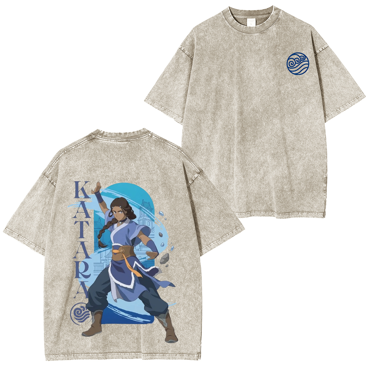 The Legend of Aaang Katara washed T-shirt/Crewneck/Hoodie