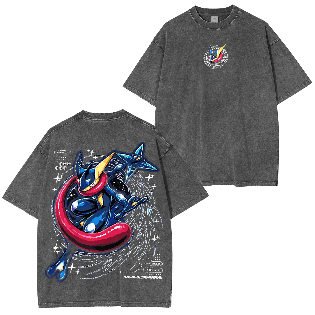 Digital Monsters Washed T-shirt/Crewneck/Hoodie