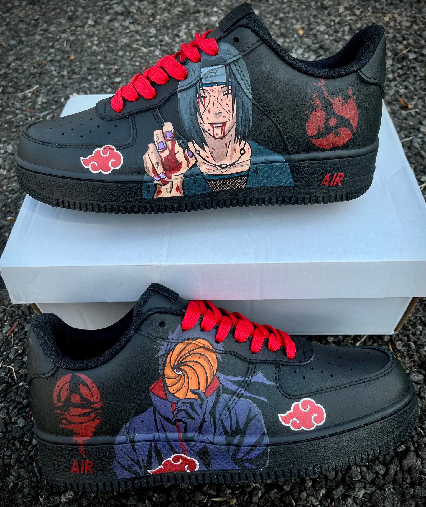 Naruto Itachi and Obito 1 Anime Shoes!!