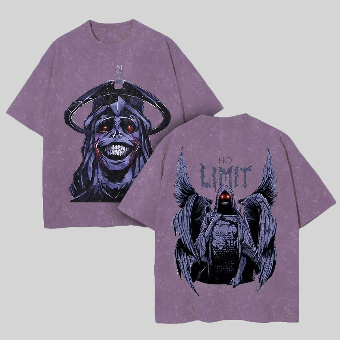 Solo Leveling Printed Men's Washed T-Shirt