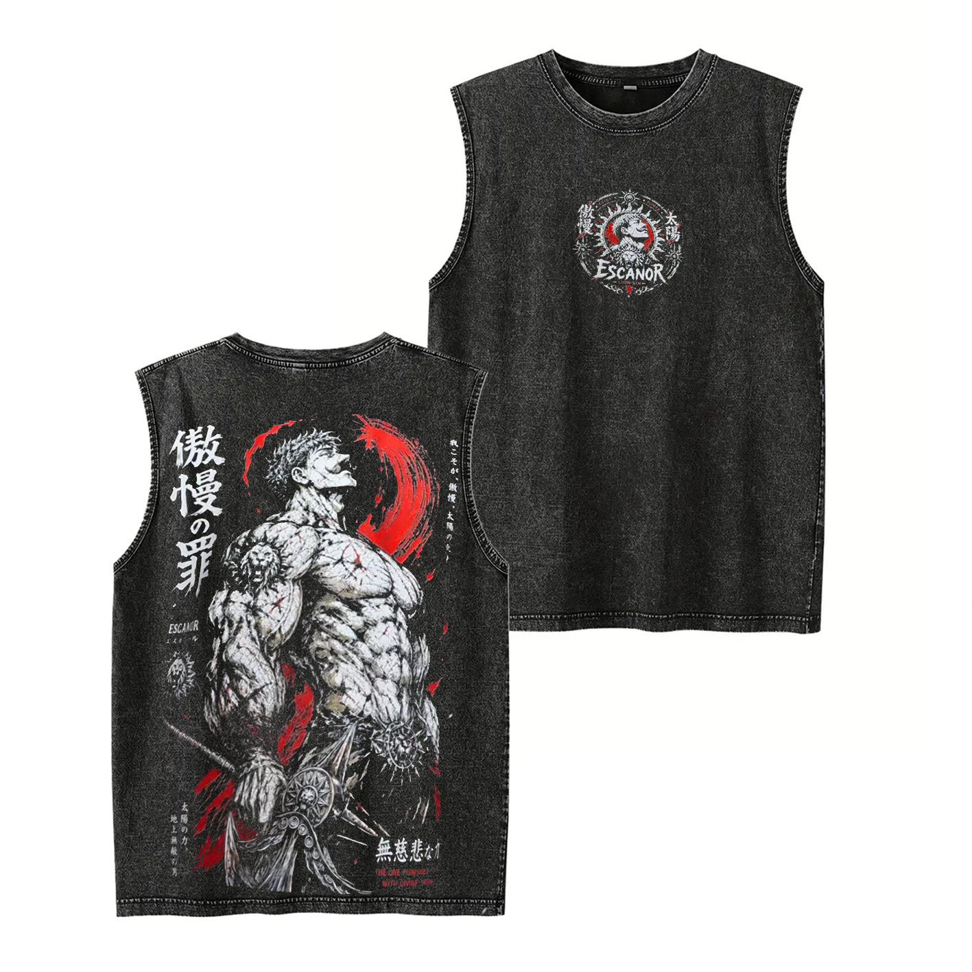 Escanor Unisex  Washed T-Shirt