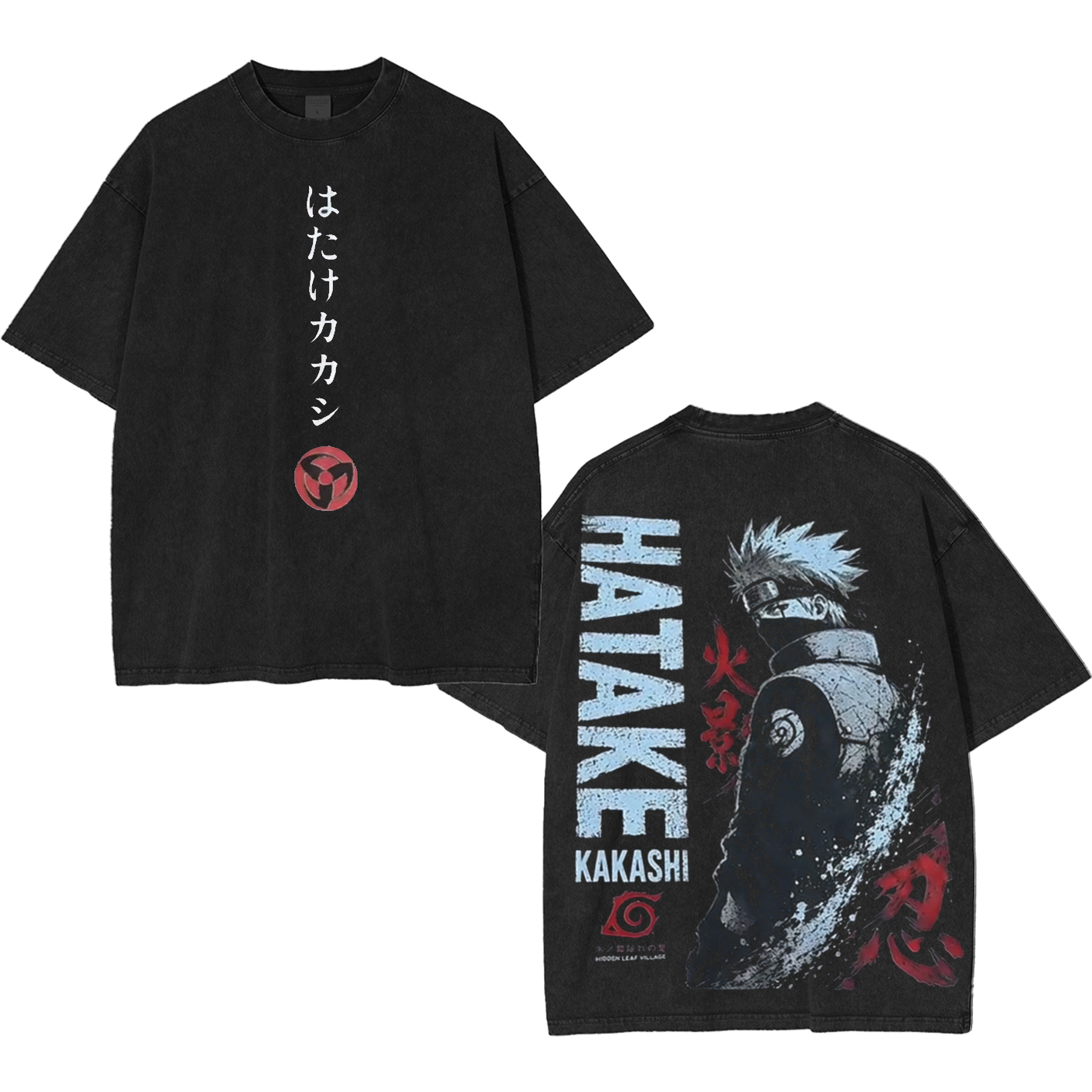 Kakashi Naruto Unisex Washed T-shirt/Crewneck/Hoodie