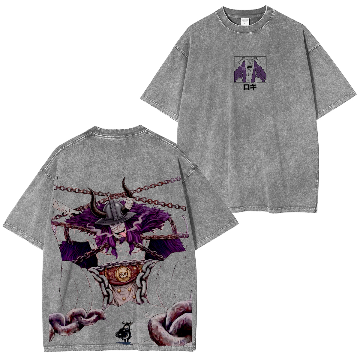  One Piece Rocks D. Xebec Vintage washed T-shirt/Crewneck/Hoodie
