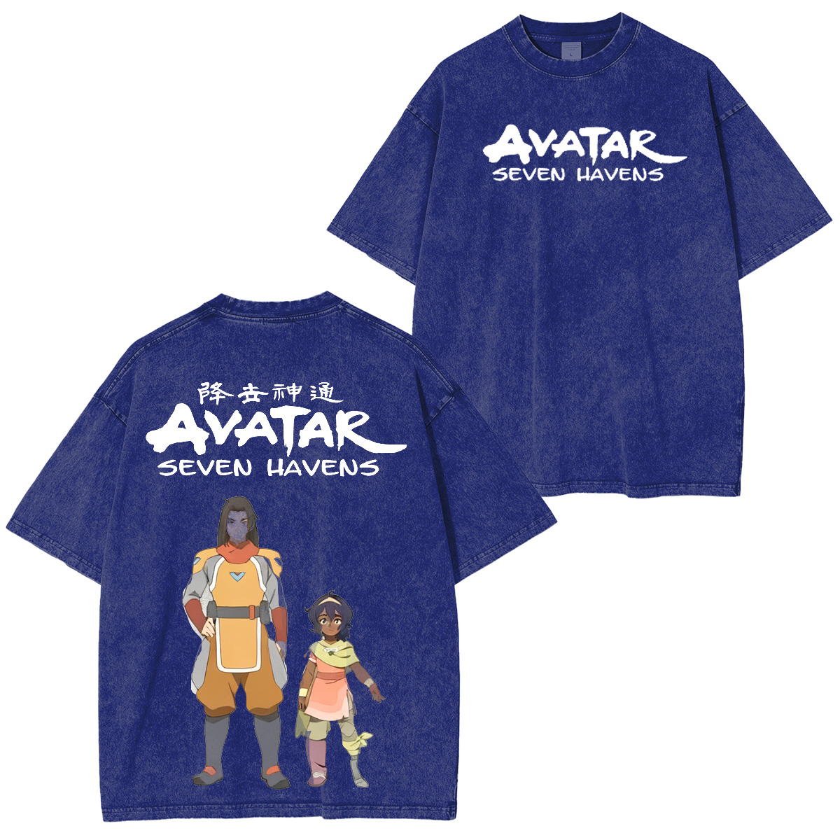 One Punch Man Avatar: Seven Havens Vintage Washed T-shirt/Crewneck/Hoodie