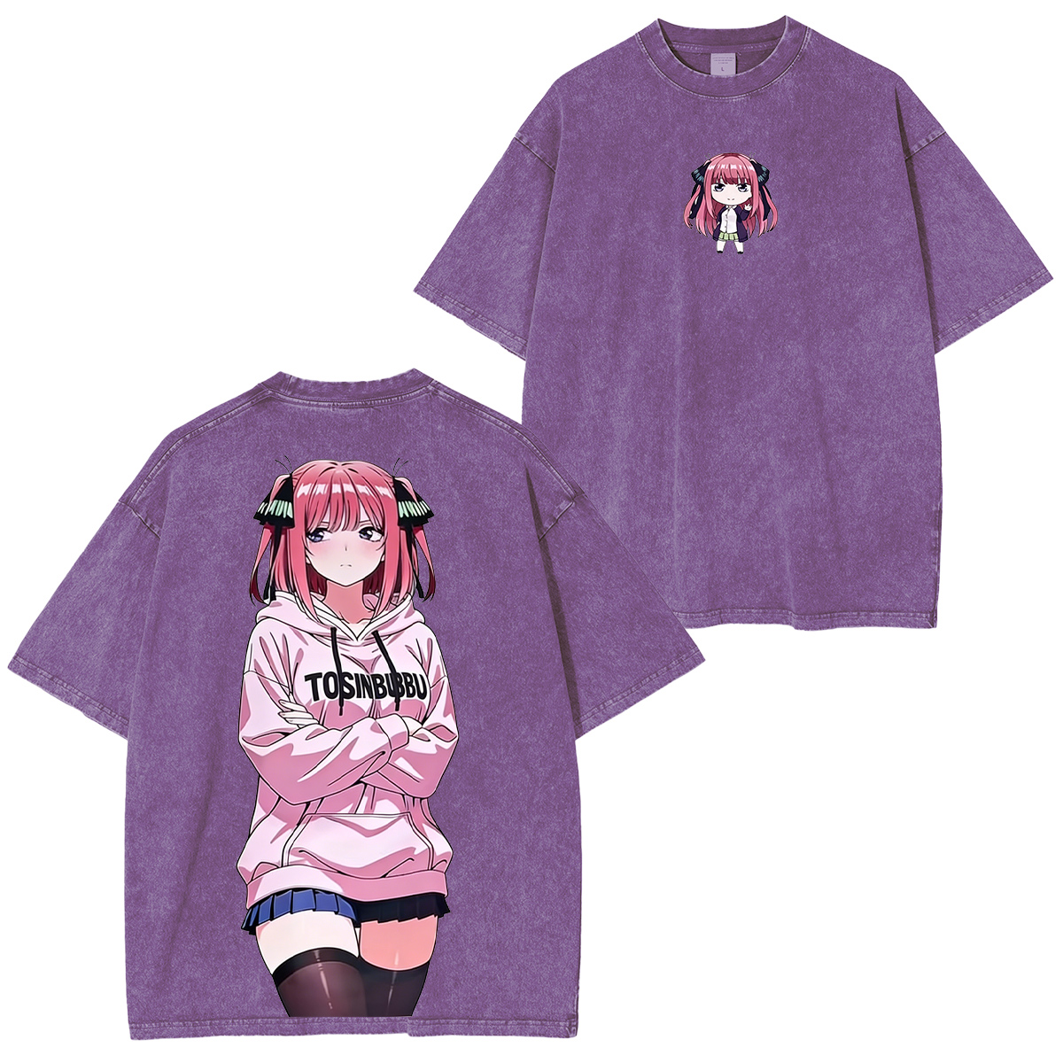 The Quintessential Quintuplets :NinoNakano Vintage Tee