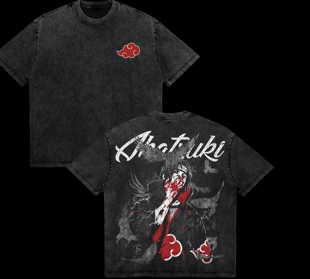 Anime Unisex  Washed T-Shirt