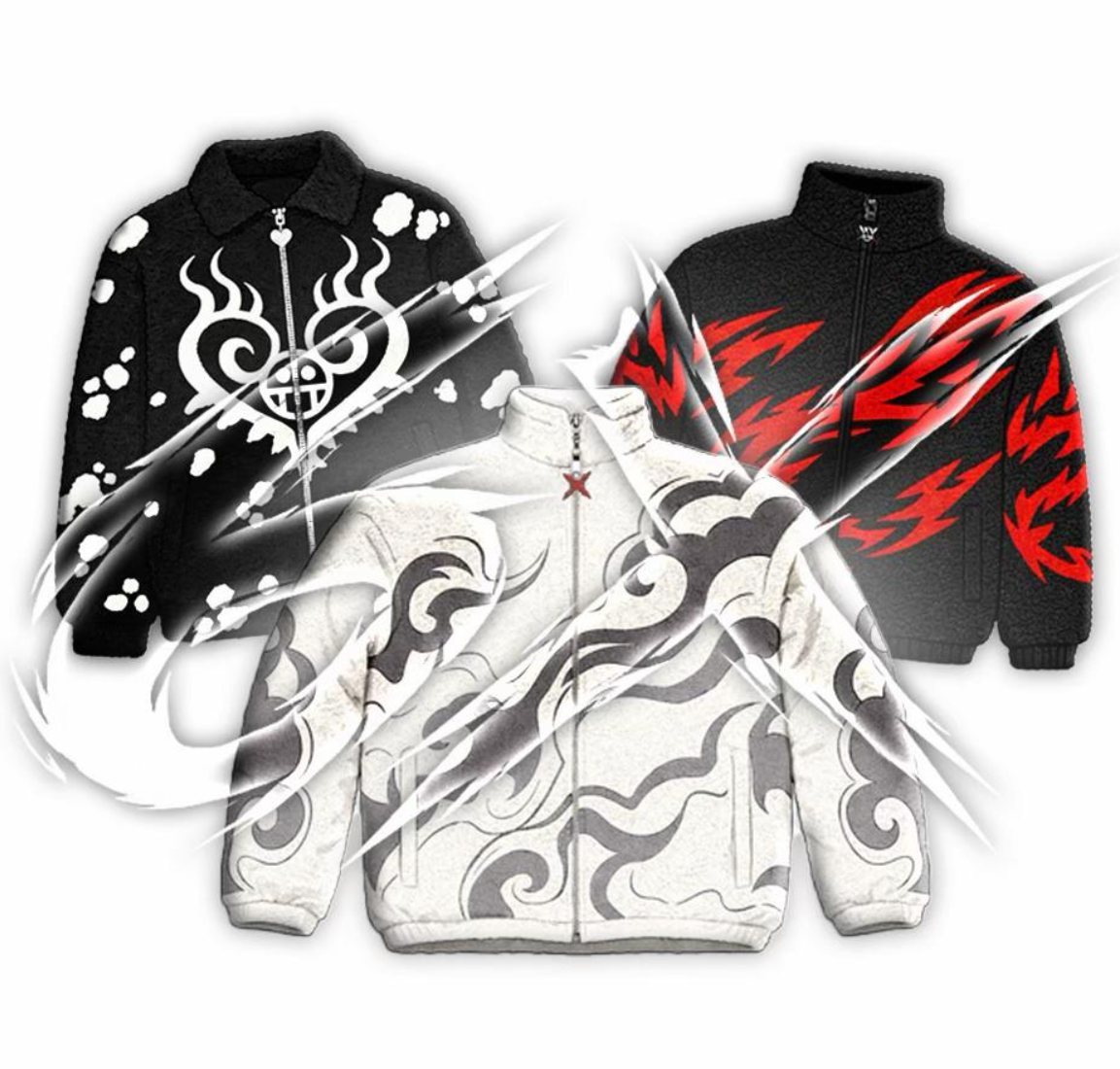 Luffy Gear 5 Sherpa Fleece Jacket